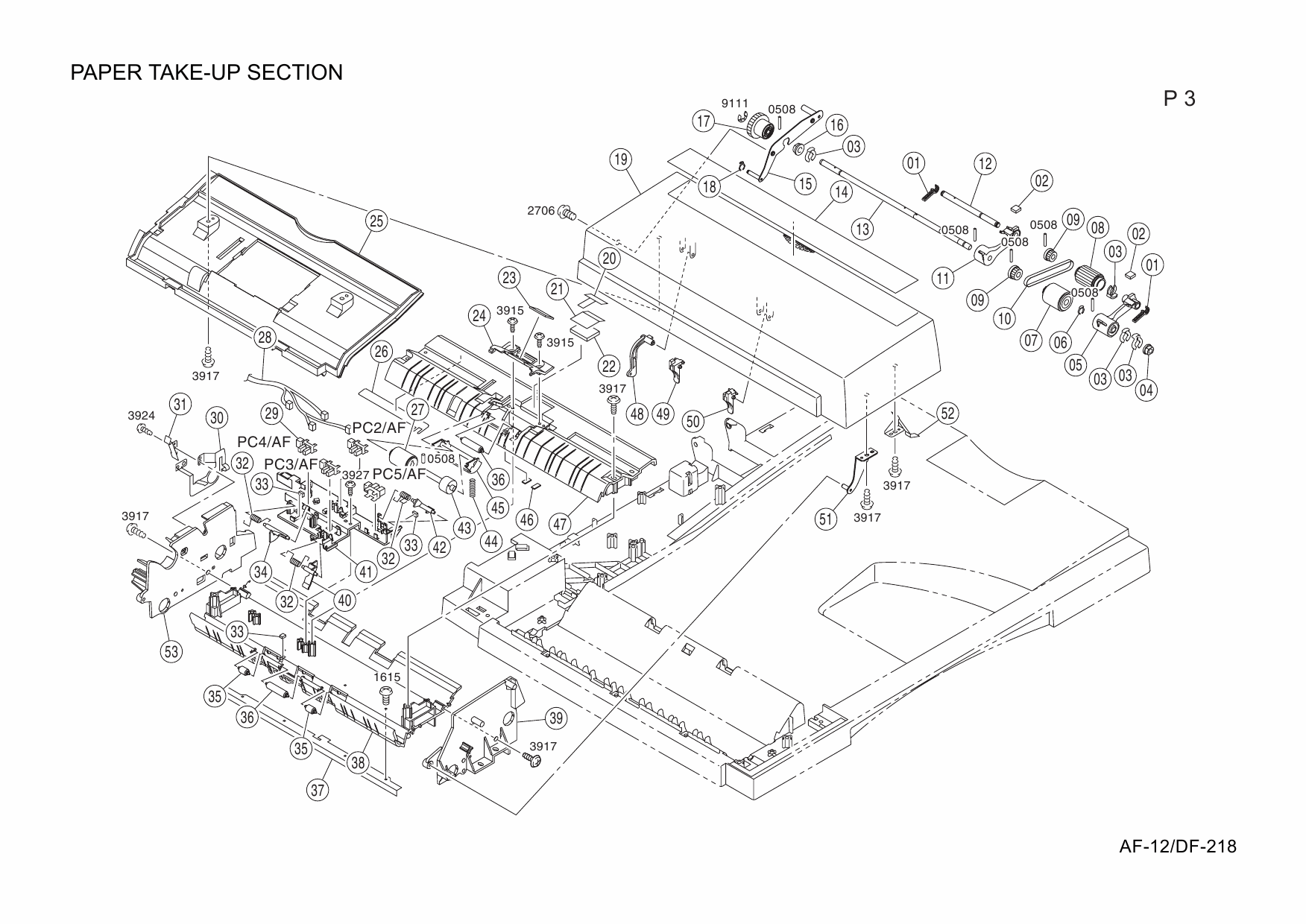 Konica-Minolta Options AF-12 DF-218 Parts Manual-6
